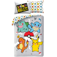 Pokémon Rule! ágyneműhuzat 140×200cm, 70×90 cm microfibre lakástextília