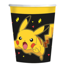 Pokémon Thunder papír pohár 8 db-os 237 ml party kellék