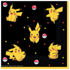 Pokémon Thunder szalvéta 16 db-os 33x33 cm party kellék