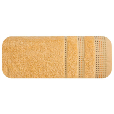  Pola csíkos törölköző Világos narancssárga 50x90 cm lakástextília