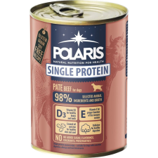 Polaris Single Protein Paté marhahús konzerv kutyáknak, 6x400 g kutyaeledel