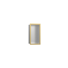 Polc Hansgrohe XtraStoris Individual rámmal fényezett arany színű 56094990 fürdőszoba kiegészítő