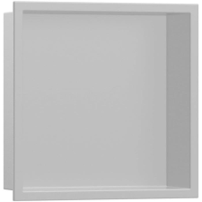  Polc Hansgrohe XtraStoris Original rámmal betonszürke 56061380 fürdőszoba kiegészítő