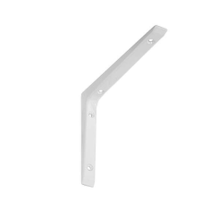 Polctartó konzol fém íves 200x250mm fehér 5141 bútor