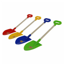 POLESIE 51929 kis ásó 60 cm fa nyéllel, vegyes színben homokozójáték
