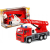 Polesie Tűzoltóautó - Kihúzható Létrával, 70 cm, Piros (88956 WADP)