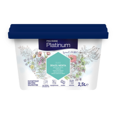 Poli-Farbe Platinum beltéri falfesték Brazil menta BM50 2,5l fal- és homlokzatfesték