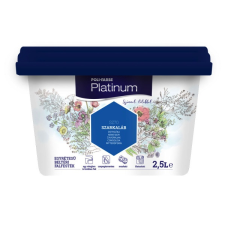 Poli-Farbe Platinum SZ70 egyrétegű beltéri falfesték - szarkaláb - 2,5 l fal- és homlokzatfesték