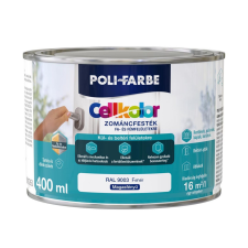 Poli-Farbe Új Cellkolor magasfényű zománcfesték matt Fehér 0,4l zománcfesték