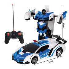 Police Police Transformers szuperhőssé alakuló távirányítós sportautó autópálya és játékautó
