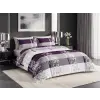  Poliészter-pamut ágynemű LUXURY lila Ágyneműhuzat mérete: 2 db 70 x 90 cm | 200 x 220 cm