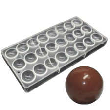  Polikarbonát Bonbon Forma- Félgöm Kicsi sütés és főzés