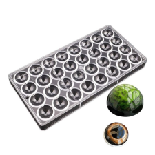  Polikarbonát bonbon forma-gömb alak 32 db sütés és főzés