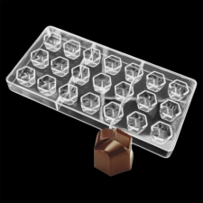  POLIKARBONÁT BONBON FORMA - HATSZÖG sütés és főzés