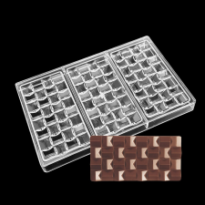  Polikarbonát táblás csokoládé forma – Kocka sütés és főzés