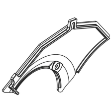 POLINI Bal Oldali Motorburkolat E-P3 OEM kerékpár és kerékpáros felszerelés
