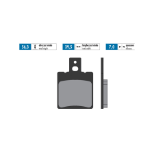 POLINI Féktárcsák Polini szinterezett Simson 50 Polini Futómű és fék alkatrészek Fékalkatrészek egyéb motorkerékpár alkatrész