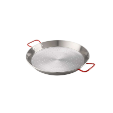 Polírozott acél paella szeletsütő 34cm edény
