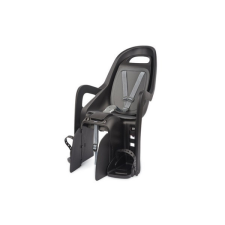 Polisport Groovy RS Plus konzolos gyerekülés - fekete/sötétszürke kerékpáros gyermekülés