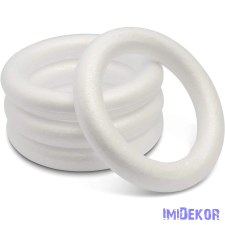  Polisztirol koszorú 15cm 5db/cs dekorációs kellék