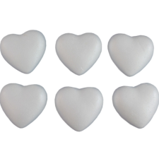  Polisztirol szív 5cm dekorálható tárgy