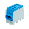 Pollmann Fővezetéki leágazó sorkapocs 35 mm2 kék 2x 35/2x25mm2 sínre szerelhető HLAK 35 1/2 Pollmann 2080142