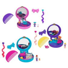 Polly Pocket haj és szépség Clip & Comb kompakt játékkészletek játékfigura