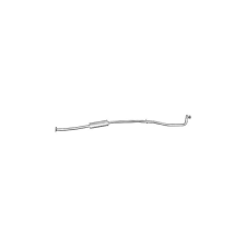 POLMO középső kipufogódob, Peugeot 206, kombi, 1.1-1.6, 2001-2007 kipufogó alkatrész