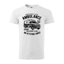  Póló Ambulance  mintával Magenta 2XL egyedi ajándék
