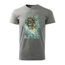 Póló Aztec mintával - Szürke XL méretben ajándéktárgy