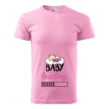  Póló Baby loading lány mintával - Rózsaszín XL méretben ajándéktárgy