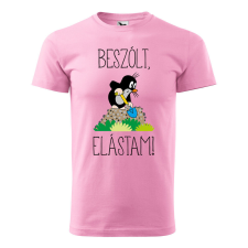 Póló Beszólt, elástam! mintával - Rózsaszín XL méretben ajándéktárgy