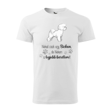 Póló Bichon mintával - Fehér L méretben ajándéktárgy