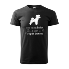 Póló Bichon mintával - Fekete L méretben ajándéktárgy