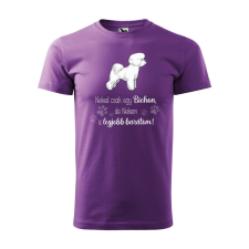 Póló Bichon mintával - Lila XXXL méretben ajándéktárgy