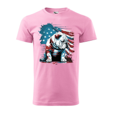  Póló Bulldog mintával - Rózsaszín XL méretben ajándéktárgy