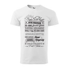  Póló Büszke borsodi vagyok mintával - Fehér XXL méretben ajándéktárgy