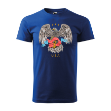  Póló Eagle  mintával Kék 4XL egyedi ajándék