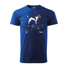 Póló Foxi  mintával Kék XL egyedi ajándék