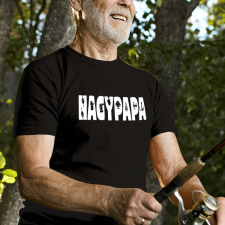 Póló horgász nagypapáknak női póló