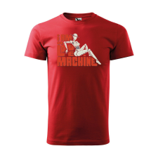 Póló I am a love machine mintával - Piros XXXL méretben ajándéktárgy