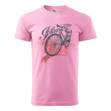 Póló I love to my bike mintával - Rózsaszín XXXL méretben ajándéktárgy