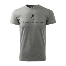  Póló Johnnie Skywalker mintával - Szürke XXXL méretben ajándéktárgy