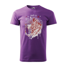  Póló Kaszás mintával - Lila XXXL méretben