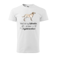 Póló Labrador  mintával Magenta M egyedi ajándék