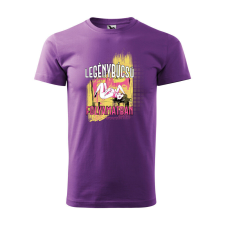  Póló Legénybúcsú folyamatban mintával - Lila L méretben ajándéktárgy