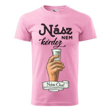 Póló Nász nem kérdez nász önt mintával - Rózsaszín XL méretben ajándéktárgy