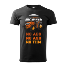  Póló No ABKS No ASR No THM  mintával Fekete S egyedi ajándék
