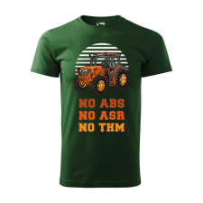  Póló No ABKS No ASR No THM  mintával Zöld XL egyedi ajándék