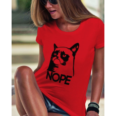  Póló nyomtatás - Grumpy Cat női póló